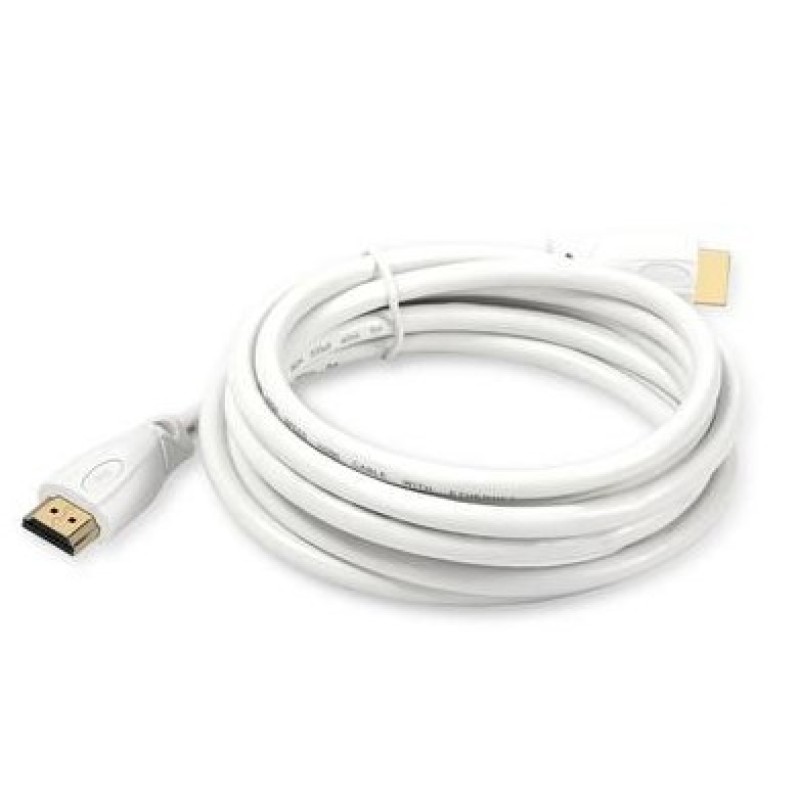 Cabo hdmi/hdmi 90º p/ som e imagem 1,8m branco