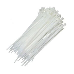 Abraçadeira nylon branca 2,5 x 100 mm brasfort