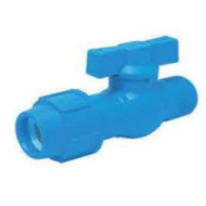 Adaptador pp pead azul c/ reg. Pvc 20mm x 3/4