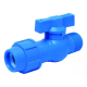 Adaptador pp pead azul c/ reg. Pvc 20mm x 3/4