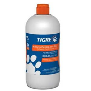 Adesivo pvc tigre incolor frasco 850g