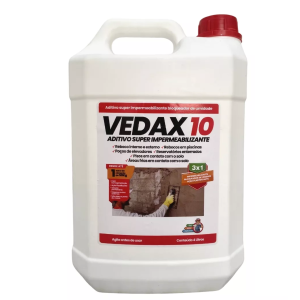 Aditivo super impermeabilizante Vedax 10 GL 4L