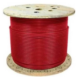 Bobina cabo flex techfio 6,0mm vermelho