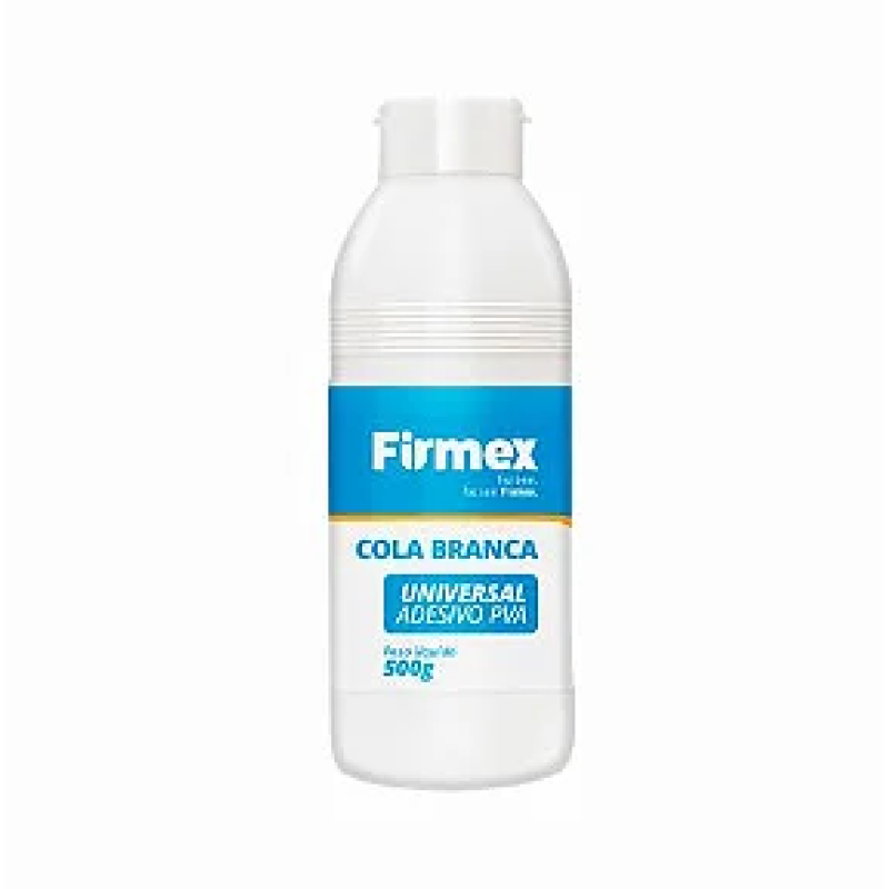 Cola branca universal frasco firmex 500g