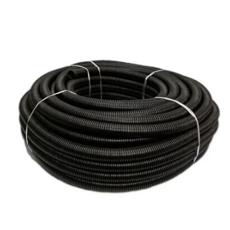 Conduite corrugado preto dinoplast 1''