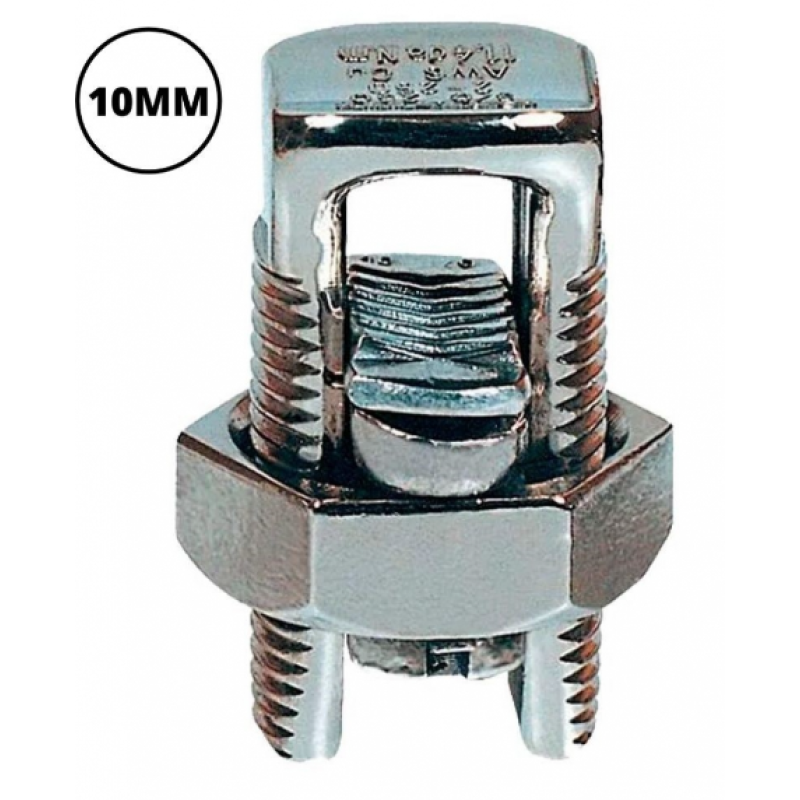 Conector Pressao Latão Arfo 10MM 141 SPLIT BOLT COF.