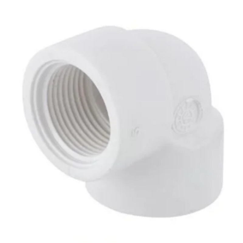 Cotovelo amanco 90º branco roscavel 1.1\4''