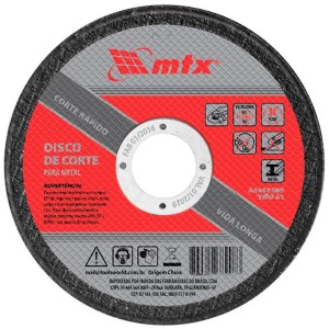 Disco de corte mtx inox e metal 115x1,6x22 mm  74322855  a366t4bf