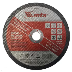 Disco de corte mtx  inox / metal  7