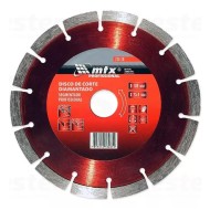 Disco de corte segmentado Mtx  350 x 25,4mm corte seco com anel redutor