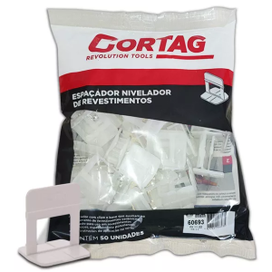 Espacador nivelador Cortag 1,0mm 50un 60693