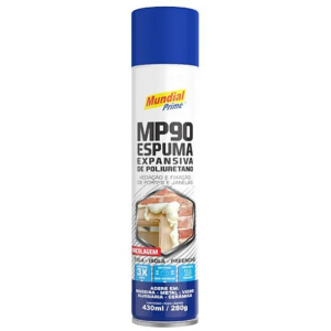 Espuma expansiva de poliuretano 430ml 280gr mundial prime