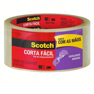 Fita empacotamento 3M scotch corta facil 45mmx40m HB004590848