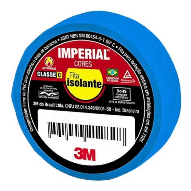 Fita isolante imperial 3M slim azul 18mmx10m HB004297980