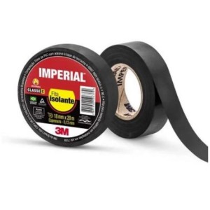 Fita isolante imperial 3M slim preta 18mmx10m HB004236020