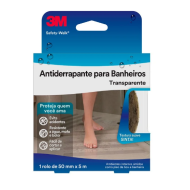 Fita seguranca antiderrapante 3M transparente 50mmx5m Safety Walk HB004384663