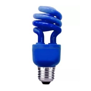 Lamp. Comp. Espi.20wx127 cor azul golden