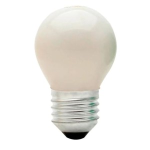 Lampada bolinha brasfort sortida leitosa7w e27 220v 8475