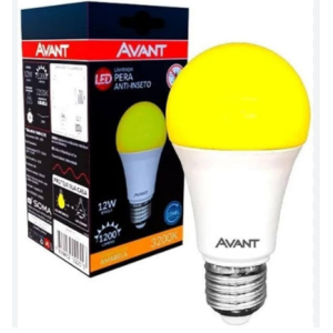 Lampada led bulbo avant 12w 3200k amarela anti-inseto