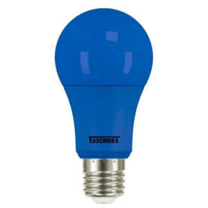 Lampada LED Bulbo Taschibra 5W TKL Azul