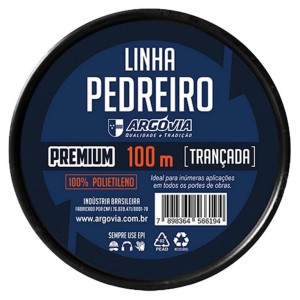 Linha de pedreiro Argóvia Trançada 0,8mmx100m