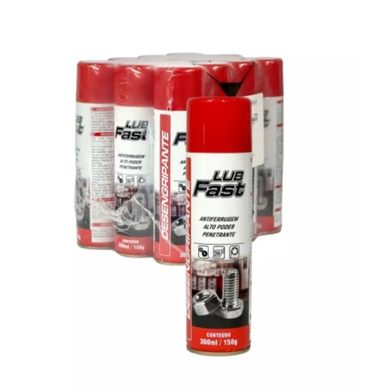 Lub fast desingripante anticorrosivo spray 300ml PACOTE c/12