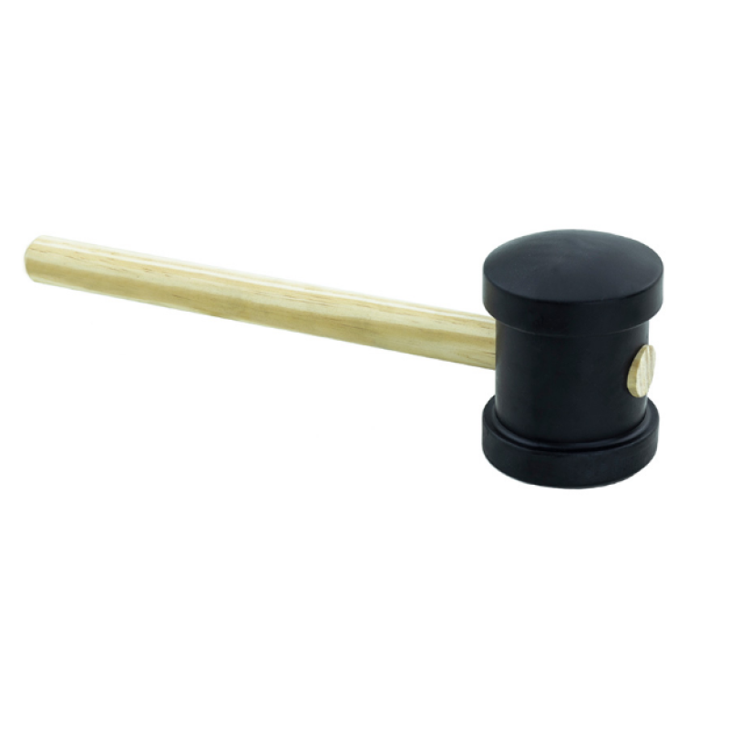 Martelo de borracha Thompson preto 60mm 418