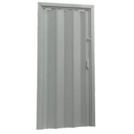 Porta sanfonada de pvc cinza larg 80cm Vitesse