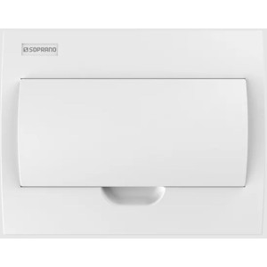 Quadro de distribuição Soprano embutir 8 polos IEC-PB