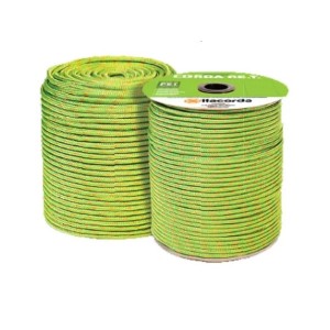 Rolo de Corda trançada eco-friendly p.e.t 3mm verde 595m