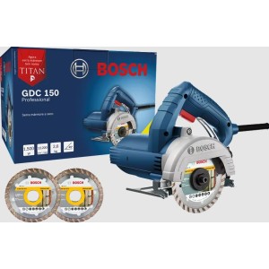 Serra marmore titan GDC 150 127V c/02 discos Bosch