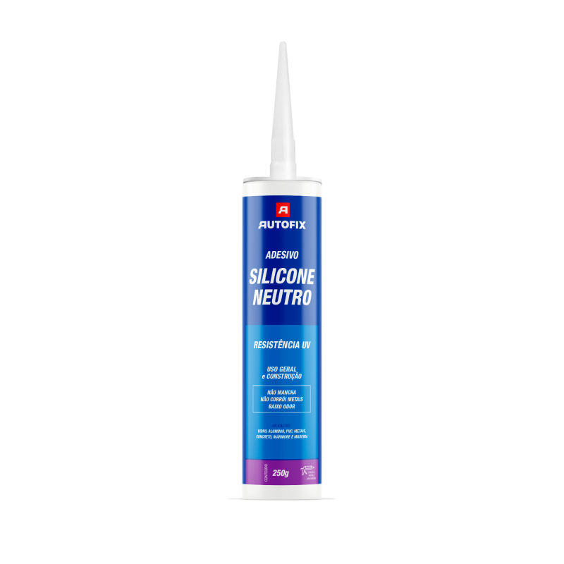 Silicone neutro incolor 250g - autofix