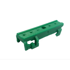 Suporte barramento soprano terra p/ fixacao em trilho din (verde)