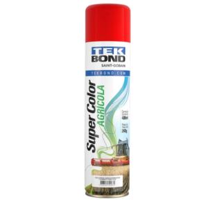 Tinta aerosol agrícola vermelho ms tek bond 240g/400ml