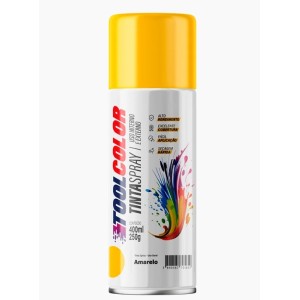 TINTA SPRAY 400ML TOOLCOLOR UG AMARELO