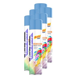 Tinta spray azul claro 400ml mundial ug prime FARDO C/6