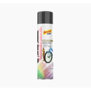 Tinta spray metálico grafite 400ml mundial prime