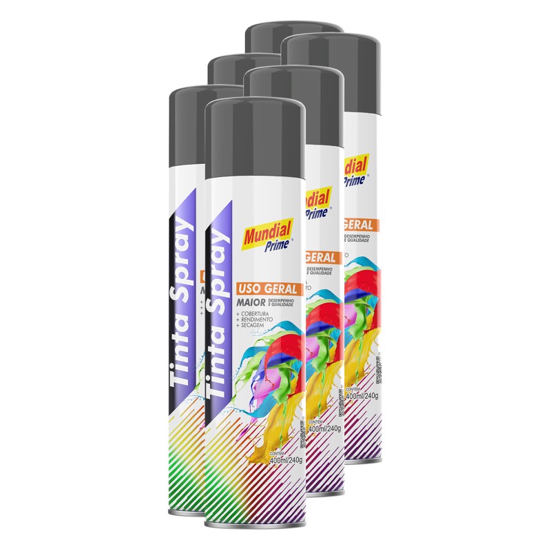 Tinta spray primer universal 400ml mundial ug prime FARDO C/6