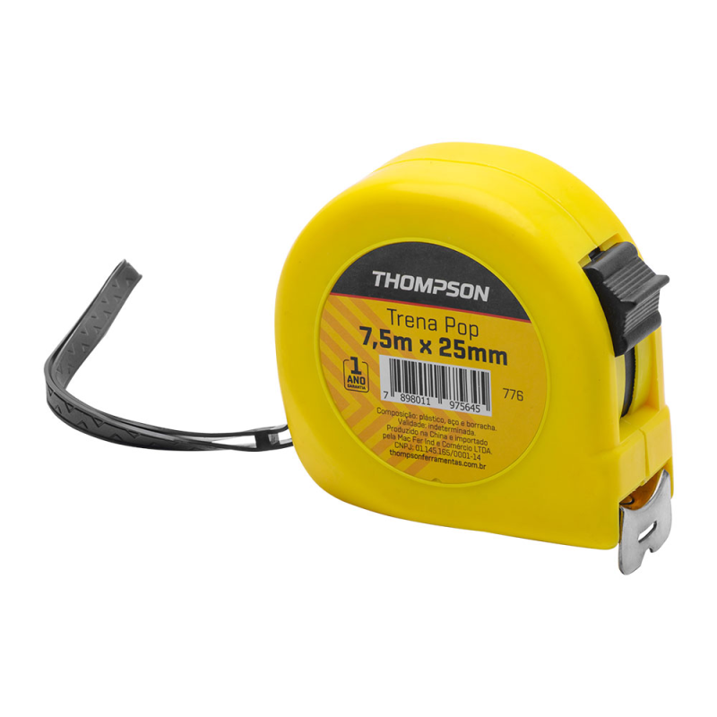 Trena emborrachada Thompson 7,5mx25mm com trava 266