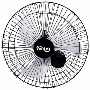 Ventilador ventex oscilante parede bivolt preto 60cm tex6 max turbo (602)jrf000059f