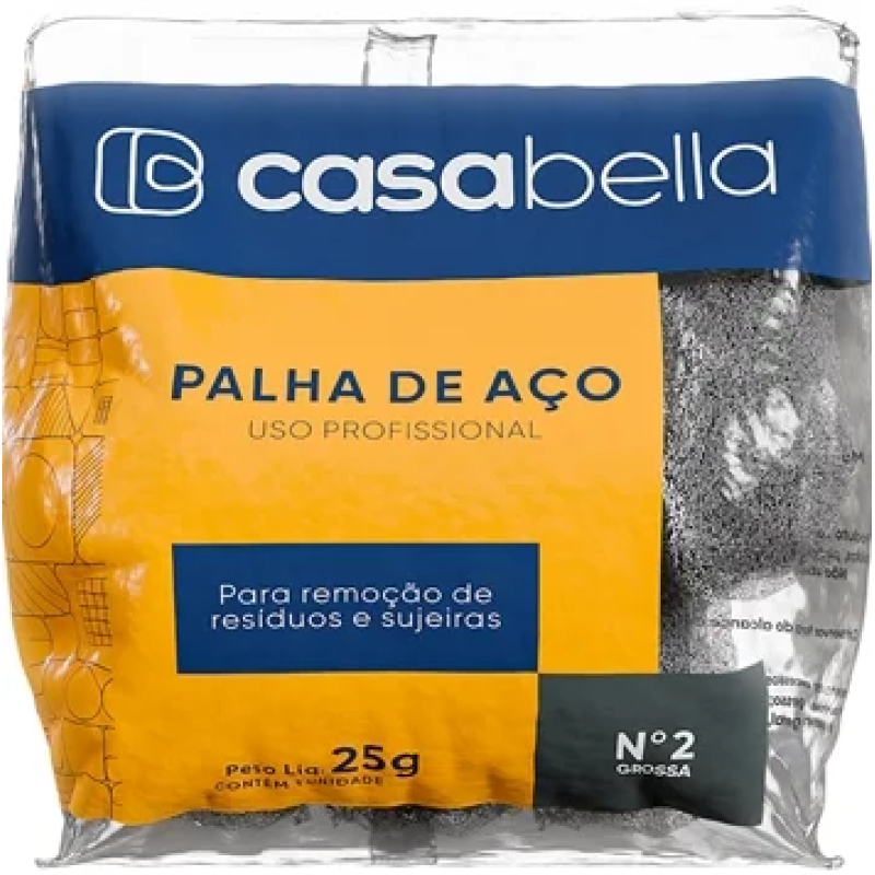 Palha de aço Casabella grossa N°2 uso profissional