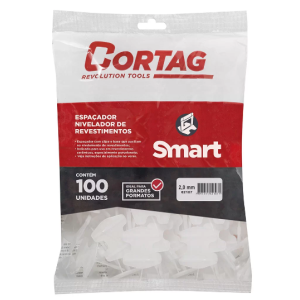 Espaçador nivelador cortag 1,00 mm smart 100un