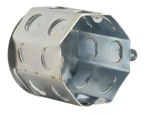 Caixa de luz galvanizado octagonal fmd