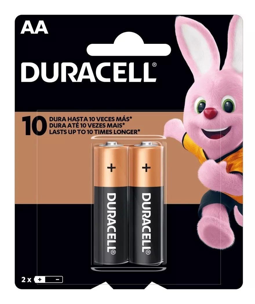 Pilha aa alcalina duracell blister c/2